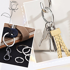 30Pcs 3 Styles Iron Split Rings&nbsp;IFIN-SP0001-19P