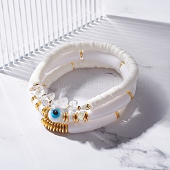 Chunky Tube Beads Bracelets Set&nbsp;BJEW-JB07224
