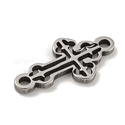 201 Stainless Steel Hollow Connector Charms&nbsp;STAS-S146-06P