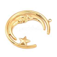 304 Stainless Steel Pendants&nbsp;STAS-H248-02G