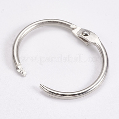 Iron Loose Leaf Book Binder Hinged Rings&nbsp;IFIN-WH0015-01-30mm