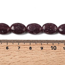 Natural Lepidolite/Purple Mica Stone Beads Strands&nbsp;G-B167-B01-10x14mm