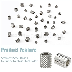 100Pcs 10 Styles Stainless Steel Beads&nbsp;STAS-YW0002-84