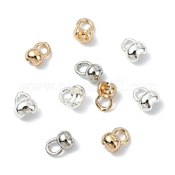 30Pcs 3 Styles Brass Cord End&nbsp;KK-CJ0004-40