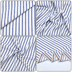Stripe Polyester Fabric&nbsp;DIY-WH0816-131B
