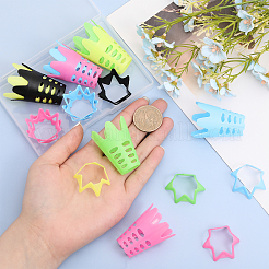 25Pcs 10 Style PE Plastic Golf Simulator Tees&nbsp;FIND-CA0007-38