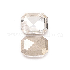 Glass Rhinestone Cabochons&nbsp;GGLA-P002-01B-07