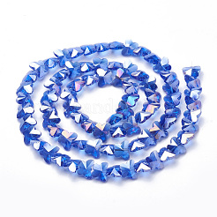 Electroplate Glass Beads&nbsp;EGLA-Q091-14mm-B09