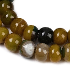 Dyed Natural Agate Beads Strands&nbsp;G-U030-A01-04