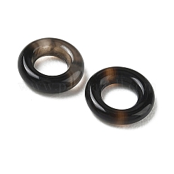 Natural Black Agate Linking Round Ring&nbsp;GG-CBA19D0-06A-03
