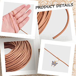 25M Cowhide Leather Cord&nbsp;DIY-CL0001-25