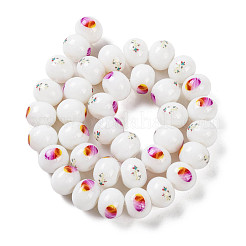 Printing Glass Beads for Necklaces Bracelets Making&nbsp;GLAA-B020-03A-05