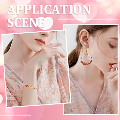 1650Pcs Valentine's Day Transparent Acrylic Beads&nbsp;SACR-SP0001-11