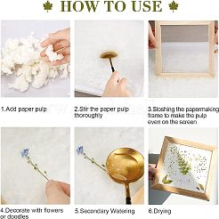 Wooden Paper Making&nbsp;DIY-WH0171-49B