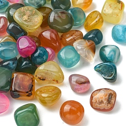 50Pcs Natural Striped Agate/Banded Agate Beads&nbsp;G-FS0005-67