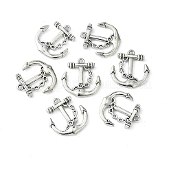 Tibetan Style Alloy Anchor Pendants&nbsp;X-TIBEP-839-AS-NR