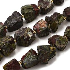 Raw Rough Natural Dragon Blood Beads Strands&nbsp;G-Z087-B09