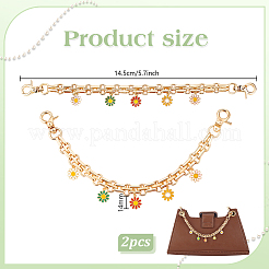 2Pcs Iron Chain Purse Strap Extenders&nbsp;AJEW-PH0018-09