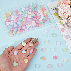 150Pcs Luminous Transparent Acrylic Beads&nbsp;OACR-PA0002-02