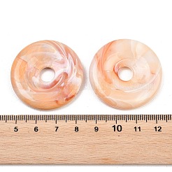 Opaque Acrylic Imitation Jade Pendants&nbsp;OACR-T033-12A
