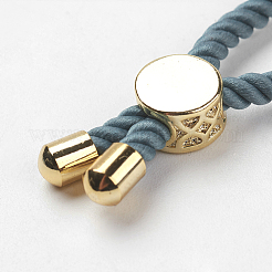 Nylon Twisted Cord Bracelet Making&nbsp;MAK-K007-02G