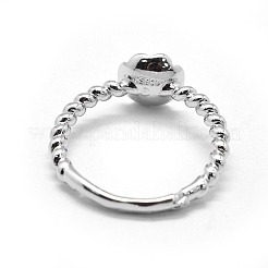 Brass Finger Cup Peg Ring Settings&nbsp;KK-L184-58P