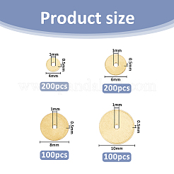 4 Styles Brass Spacer Beads&nbsp;KK-FH0008-24