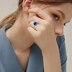 16Pcs 4 Styles 304 Stainless Steel Ovsl Cuff Ring Components&nbsp;RJEW-SC0001-38