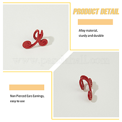 10Pcs 5 Colors Zinc Alloy Cuff Earrings for Women&nbsp;EJEW-HS0001-08