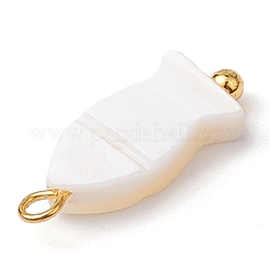 Natural Freshwater Shell Fish Charms&nbsp;PALLOY-JF02820