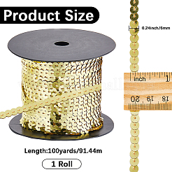 Plastic Paillette Beads&nbsp;FIND-WH20002-34C