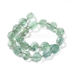 Natural Green Fluorite Beads Strands&nbsp;G-B153-B07