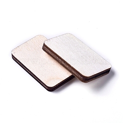 Unfinished Blank Poplar Wood Cabochons&nbsp;WOOD-D021-02A