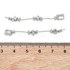 Brass Pave Cubic Zirconia Pendant Bails&nbsp;KK-C172-06P