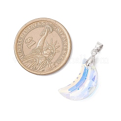 AB Color Plated Glass Pendants&nbsp;PALLOY-JF04595-02