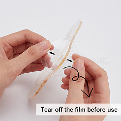 4Pcs 4 Style Transparent Acrylic Cup Mats&nbsp;DJEW-GO0001-02