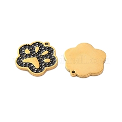 Ion Plating(IP) 304 Stainless Steel Enamel Charms&nbsp;STAS-M102-59G