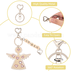 20Pcs Zinc Alloy Keychain Clasps&nbsp;FIND-SP0004-26P