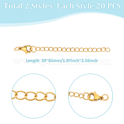 304 Stainless Steel Ends with Chain&nbsp;FIND-UN00020