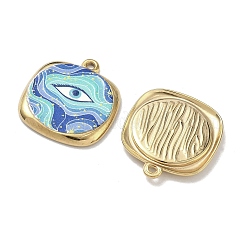 304 Stainless Steel Enamel Pendants&nbsp;STAS-K295-60G-01