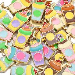 30Pcs 6 Styles Alloy Enamel Pendants&nbsp;ENAM-CJ0003-16