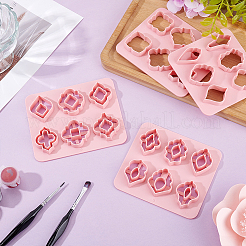 4Pcs 4 Styles ABS Plastic Molds&nbsp;DIY-ME0002-46
