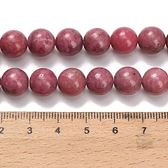 Natural Rhodonite Beads Strands&nbsp;G-F820-K06-10mm