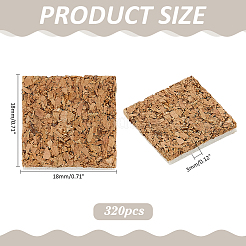 Self-adhesive Cork Anti-slip Glass Pad&nbsp;AJEW-WH0816-241