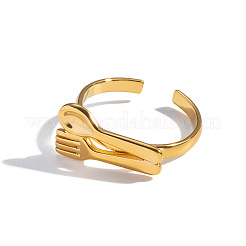 304 Stainless Steel Cuff Open Rings&nbsp;WG4C75A-01