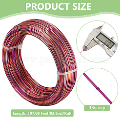 1 Roll Gradient Color Aluminum Wire&nbsp;AW-BC0003-38B