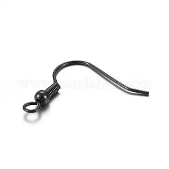 Stainless Steel Earring Hooks Ion Plating(IP)&nbsp;X-STAS-L211-16-B
