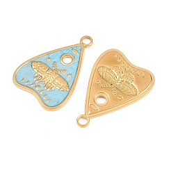 304 Stainless Steel Enamel Pendants&nbsp;STAS-K293-39G-01