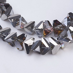 Electroplate Glass Beads Strands&nbsp;EGLA-J145-6mm-HP01
