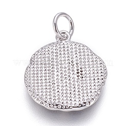Brass Enamel Pendants&nbsp;KK-O113-03P-A
